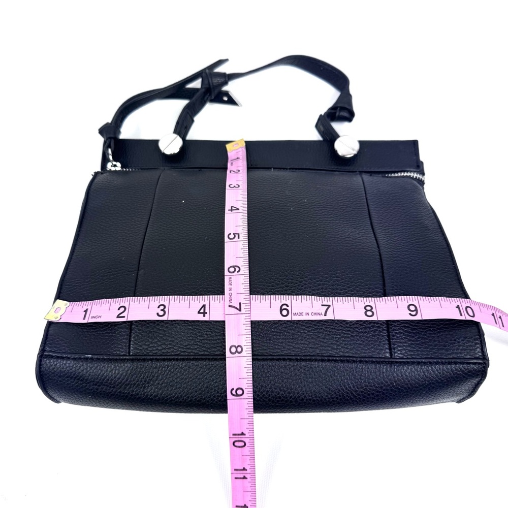 Foley + Corinna Dione Satchel in black liberated vegan leather - Picture 6 of 13